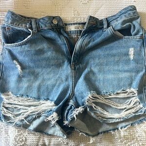 Top shop distressed shorts
